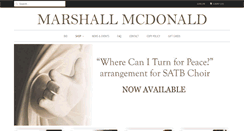 Desktop Screenshot of marshallmcdonaldmusic.com